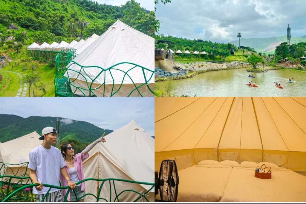 Camping au Parc des sources minérales chaudes- Nui Than Tai